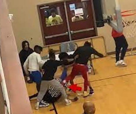 From A Basketball Game,  To A Referee getting Jumped (WTH)