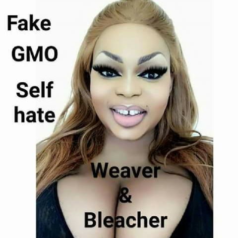 Fake GMO Selfhating Weave And Bleaching