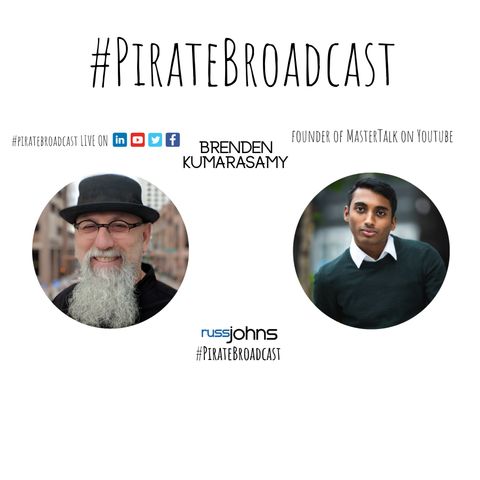 Catch Brenden Kumarasamy on the #PirateBroadcast