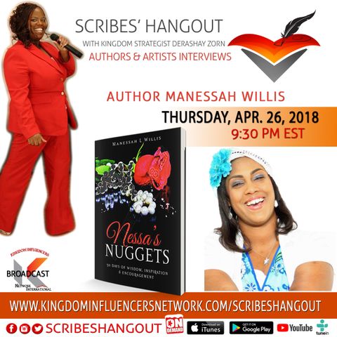 Scribes' Hangout welcomes Manessah L Willis