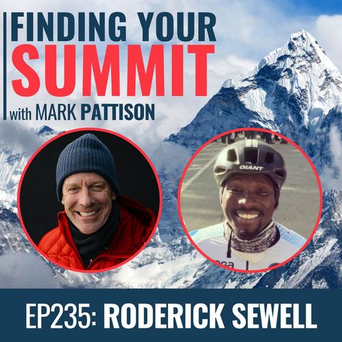 EP 235:  Roderick Sewell-  Born with no legs, this gladiator went on to complete the Ironman