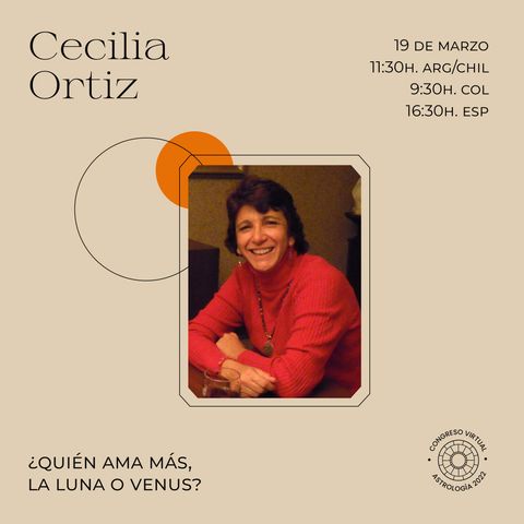 Cecilia Ortiz QUIEN AMA MÁS La luna o Venus