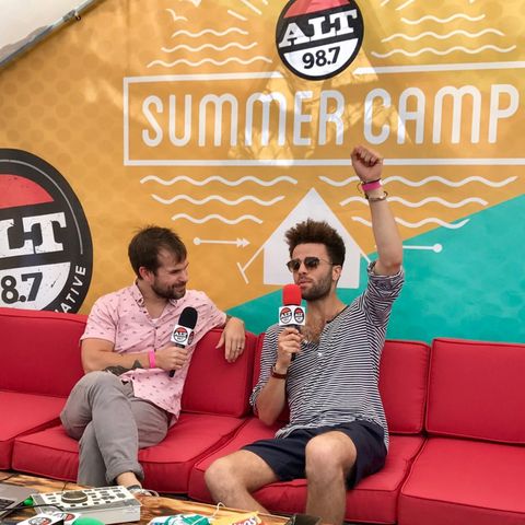Backstage with Youngr at ALT 98.7 Summer Camp