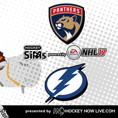 Lightning vs Panthers (NHL 17 Hockey Sims)