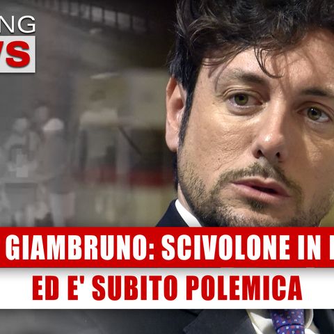 Andrea Giambruno, Scivolone In Diretta: E' Subito Polemica! 