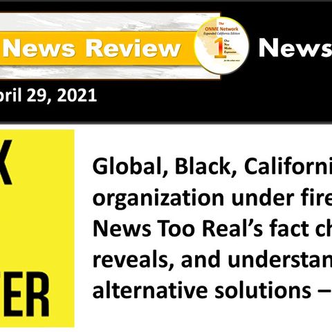 Global, Black, California-based organization, Black Lives Matter, under fire; here are the facts – PART 1