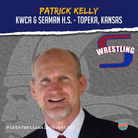 Patrick Kelly educating the wrestling world in Kansas through podcasting