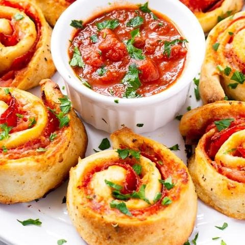 Rolls de pizza