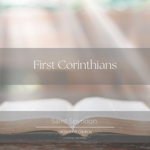 Intro to 1 Corinthians - November 13, 2021