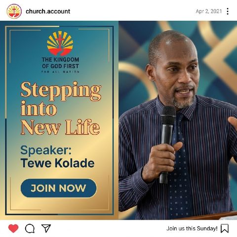 STEPPING INTO NEW LIFE