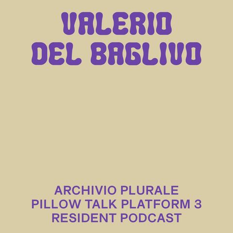 ARCHIVIO PLURALE - Valerio Del Baglivo