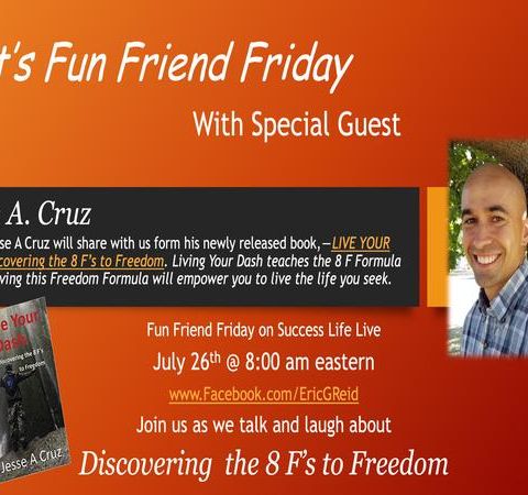 Meet Jesse A. Cruz this week’s Fun Friend Friday guest