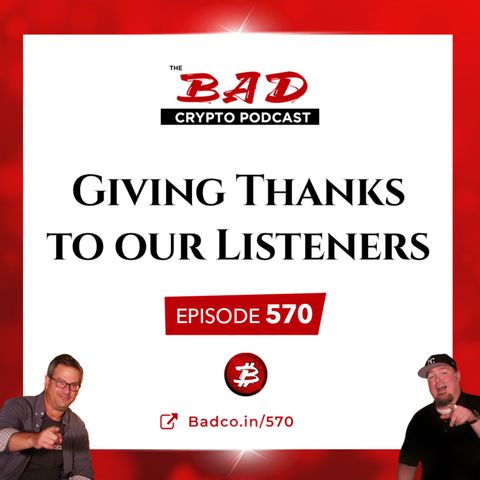 Giving Thanks to our Listeners