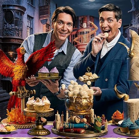 James Phelps and Oliver Phelps discuss #HarryPotter success, new show #WizardsofBaking ~ @oliverphelps @james_phelps @ww_direct #FoodNetwork