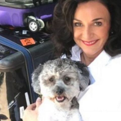 Strictly Come Dancing's head judge Shirley Ballas and her Lhasa Apso dog Charlie