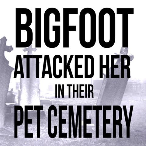 Bigfoot Attacks Woman in a Cemetery