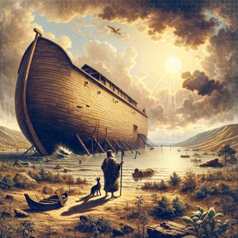 Earth Dries - Noah Leaves The Ark For A New Beginning Discussion