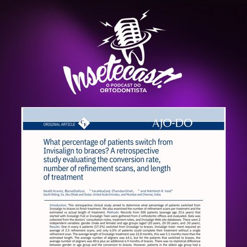 ep1-Qual é a porcentagem de pacientes que mudam do Invisalign para aparelhos fixos?