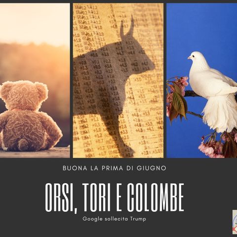 #178 La Borsa...in poche parole - 7/6/2019 - Tra Orsi, Tori e Colombe
