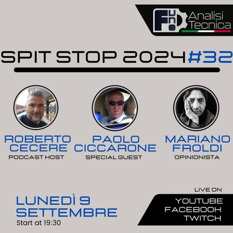 Spit Stop 2024 - Puntata 32 -  LIVE con Paolo Ciccarone