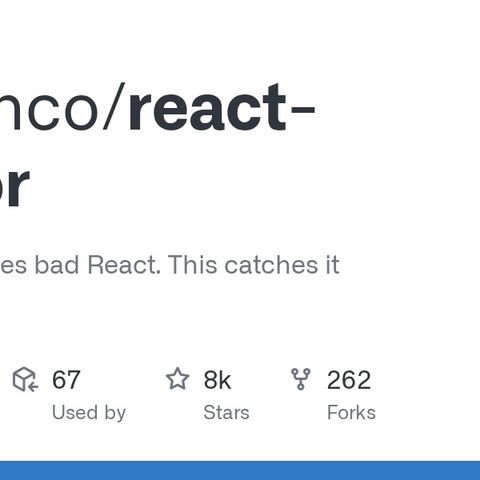 GitHub - millionco/react-doctor: Your agent writes bad React. This catches it