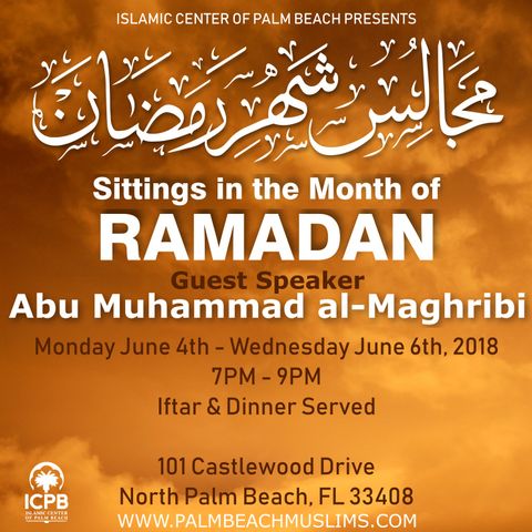 01 ICPB Sittings in Ramadan 1439 - 2018