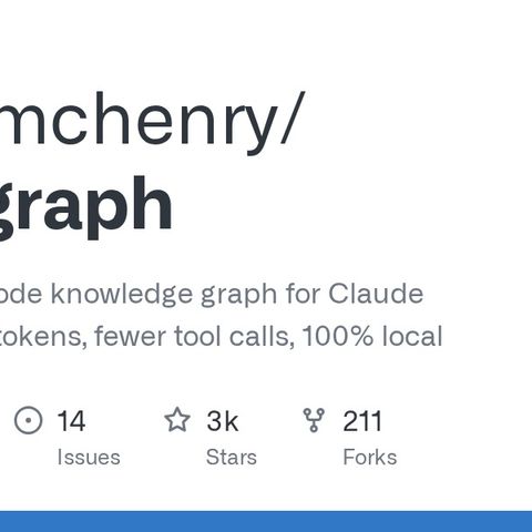 GitHub - colbymchenry/codegraph: Pre-indexed code knowledge graph for Claude Code — fewer tokens, fewer tool calls, 100% local
