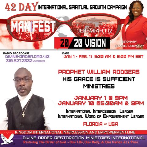 Faithful Pastors After My Heart: Prophet William Rodgers | 42 Days Manifest