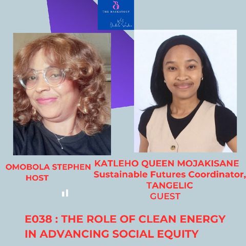 E038:THE ROLE OF CLEAN ENERGY IN Advancing Social Equity