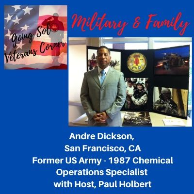 Military & Family  Guest, Andre Dickson Army Chemical Operations Specialist