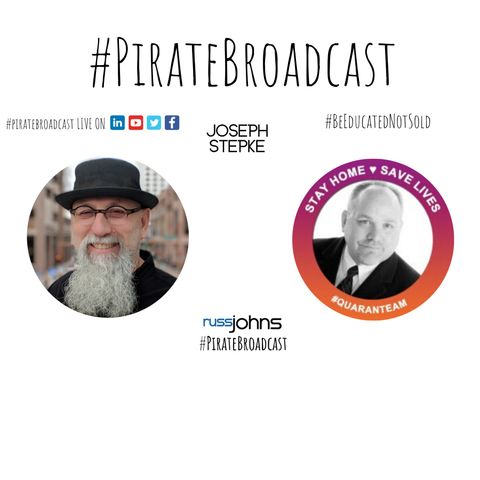 Don't miss Joseph Stepke on the PirateBroadcast