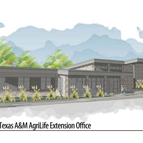 Construction contract is awarded for a new Brazos County extension office building