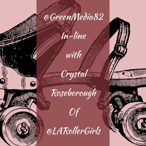 GreenMedia82-In line with Crystal Alycia Roseborough of L.A. Roller Girls