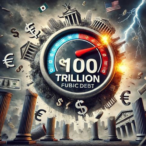 WARNING: Global Public DEBT Surges to $100 TRILLION