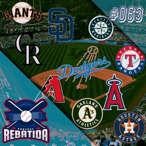 Rebatida Podcast 063 - Preview 2021 AL e NL West