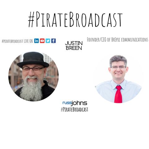 Catch Justin Breen on the #PirateBroadcast