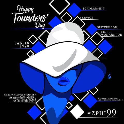 Happy Founders Day Zeta Phi Beta Sorority Incorporated