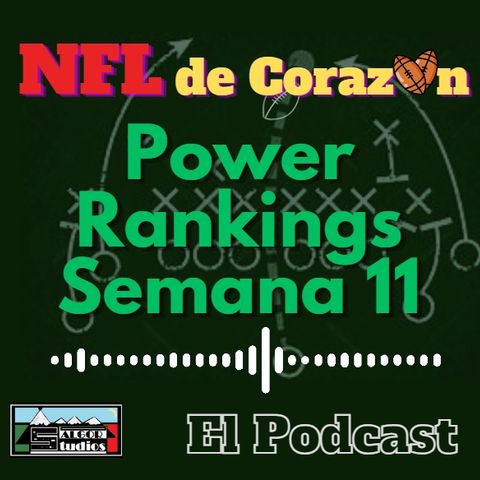 Power Rankings semana 11 NFL 2023