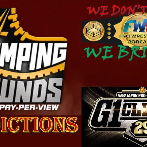 WWE Stomping Grounds Predictions / G1 Climax News