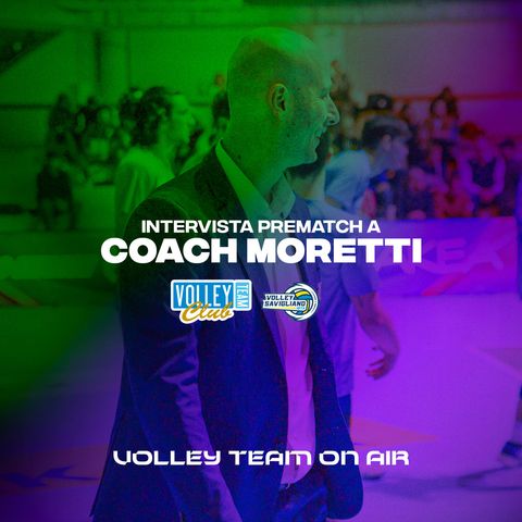 Coach Moretti prima di Personal Time-Savigliano