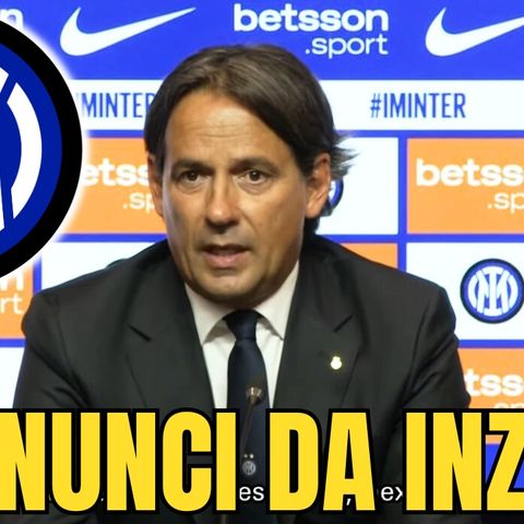 I 4 ANNUNCI fatti da INZAGHI e MAROTTA nella conferenza stampa INTER