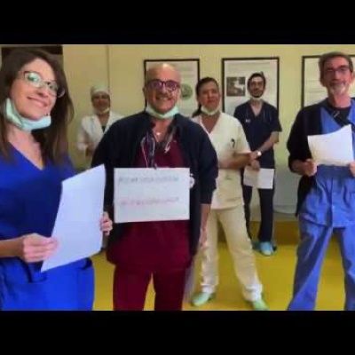 IL MIO CANTO LIBERO, in una nuova versione, è diventato l'inno dei medici italiani che sono in prima linea per salvare i malati di COVID-19.