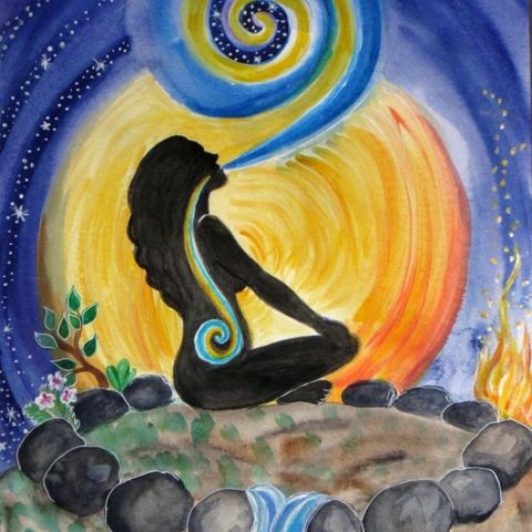 Iniziamo la preparazione al Digiuno Lunare 🌙💧con la meditazione di radicamento! 💕🌸✨