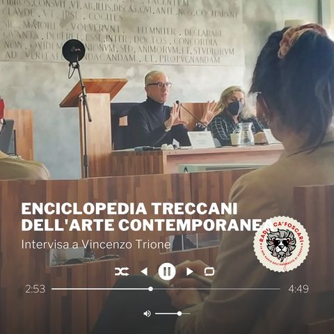 Enciclopedia Treccani dell'Arte Contemporanea: intervista a Vincenzo Trione