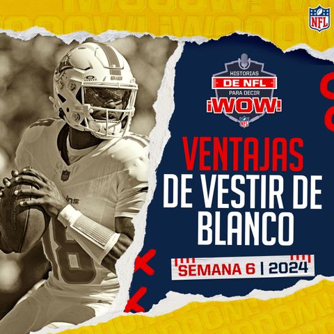 Vestir de blanco y otras ventajas de local en la NFL