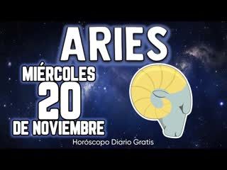 Aries 20 DE NOVIEMBRE 2024 ♈ - Horóscopo diario 🔮