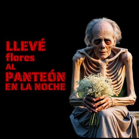 Llevé flores al panteón POR LA NOCHE