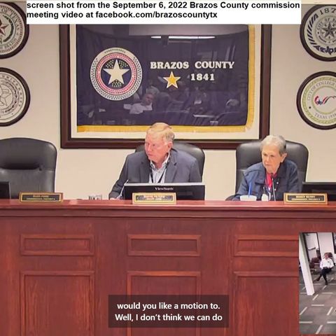 Brazos County commissioners do not have a tax rate vote because two members intentionally skip the meeting