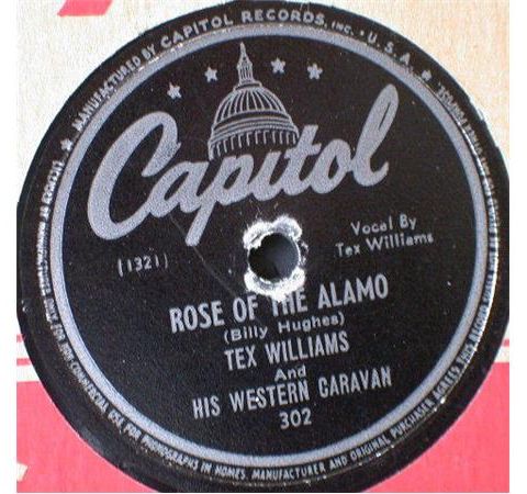 Tex Williams And His Western Caravan ‎– Rose Of The Alamo / The California Polka