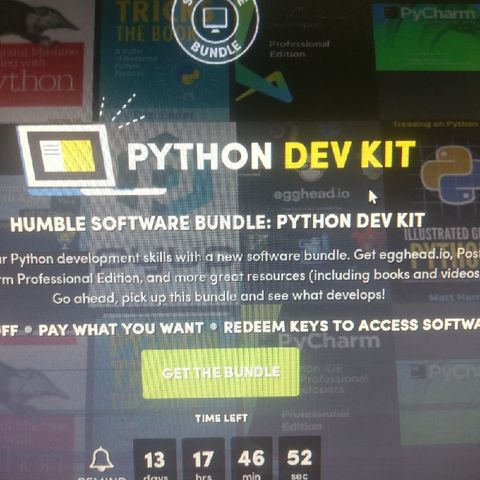 Python Dev Kit On Humble Bundle